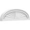 Ekena Millwork Elliptical Sunburst Architectural Grade PVC Pediment, 24"W x 7"H x 2"P PEDPS024X070ELL01 - alternate 1